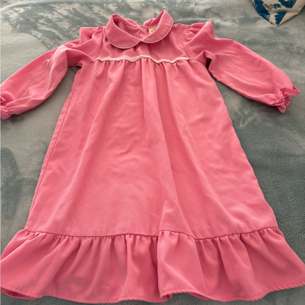 The Beaufort Bonnet Company Pink Ruffle Nightgown